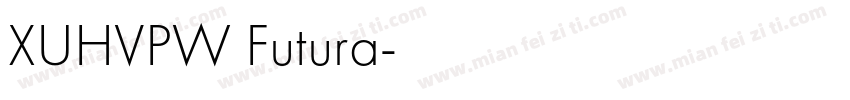 XUHVPW Futura字体转换